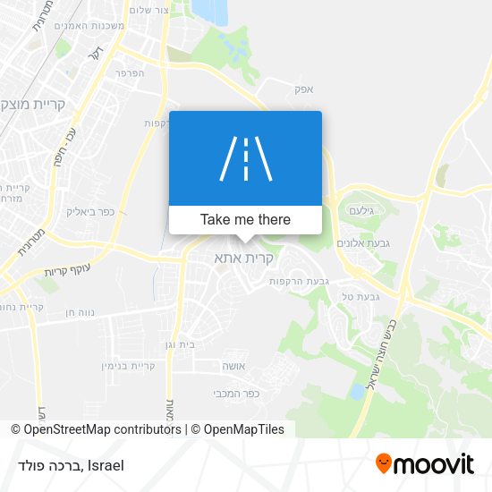 ברכה פולד map