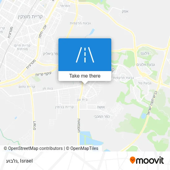 Карта גלבוע