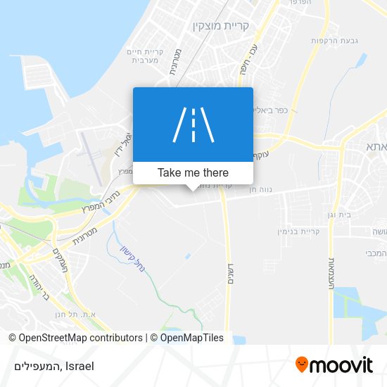 המעפילים map