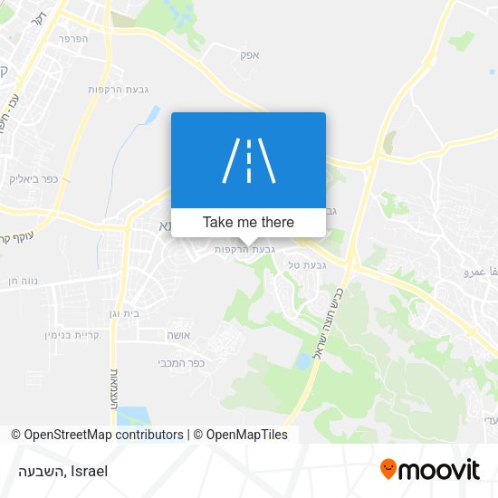 השבעה map