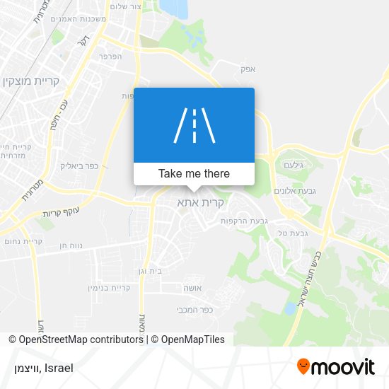 וויצמן map