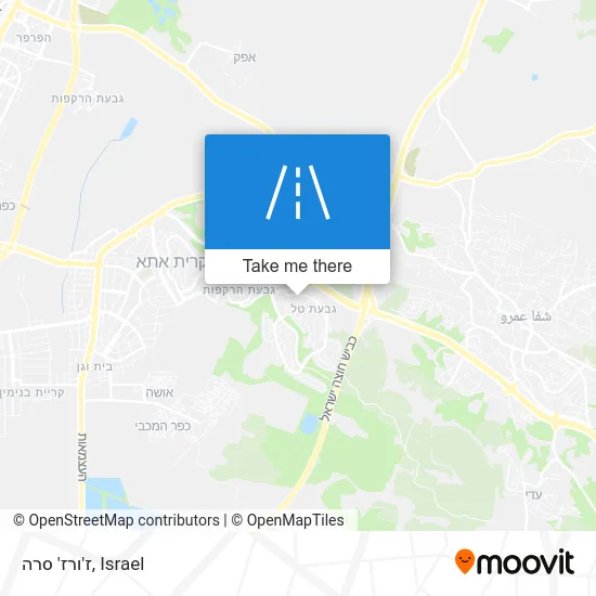 Карта ז'ורז' סרה