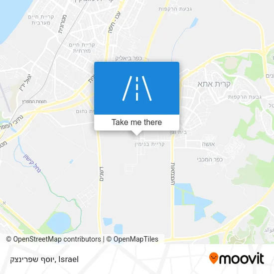 Карта יוסף שפרינצק