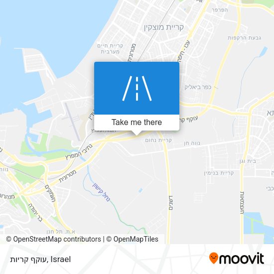 עוקף קריות map