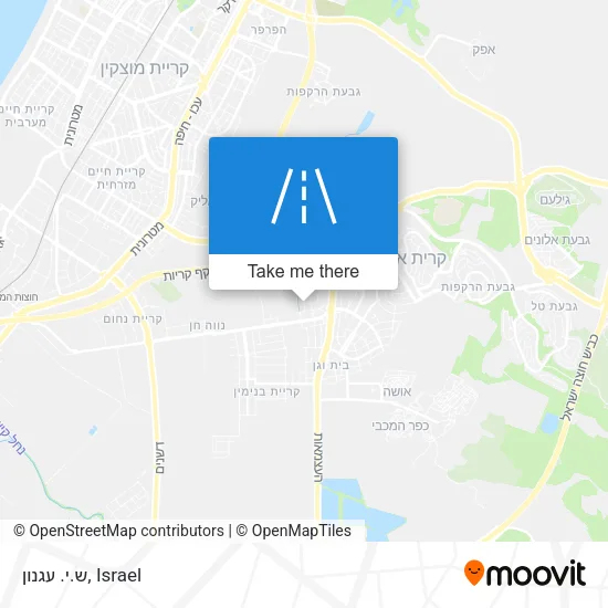 Карта ש.י. עגנון