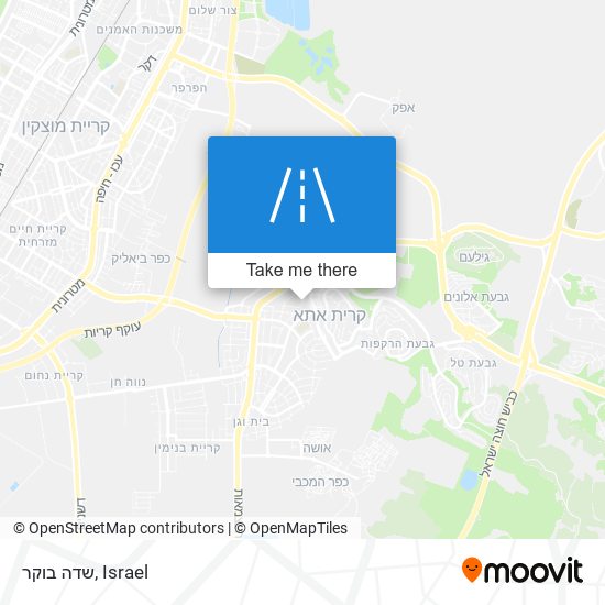 שדה בוקר map