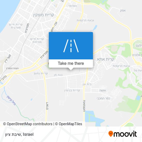 שיבת ציון map