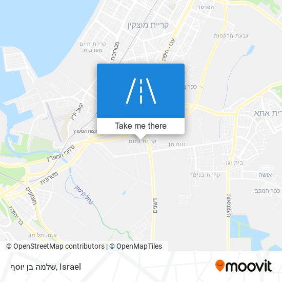 שלמה בן יוסף map