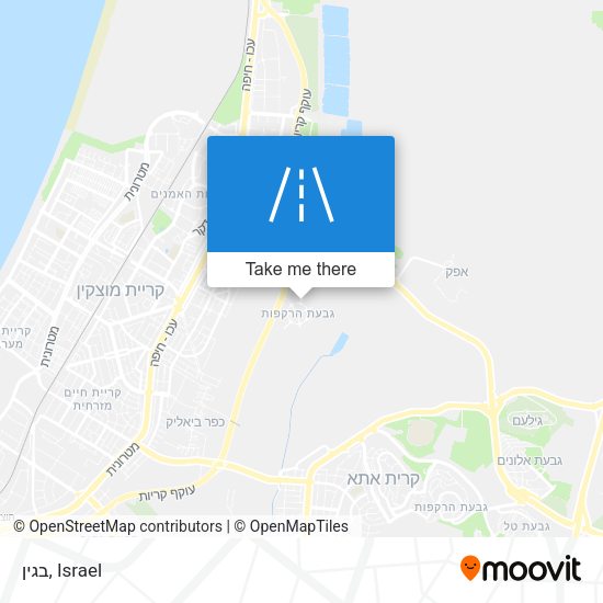 בגין map