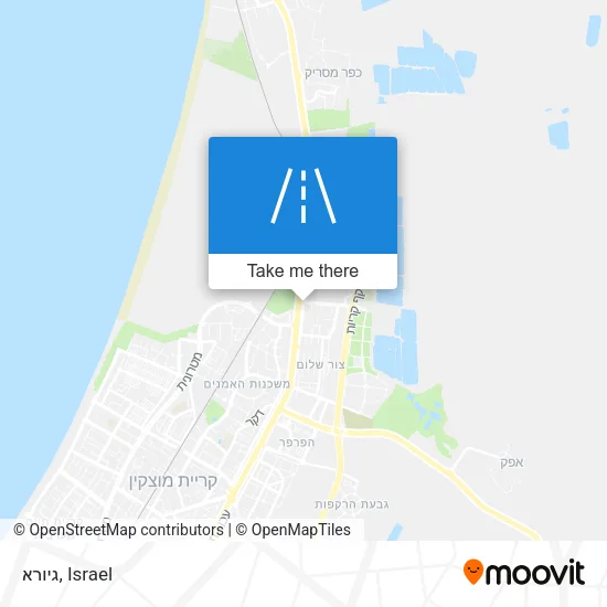 גיורא map