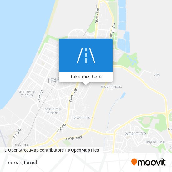 הארזים map