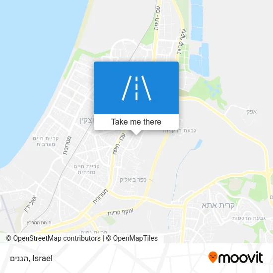 Карта הגנים