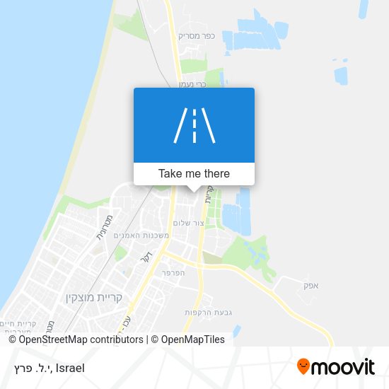 י.ל. פרץ map