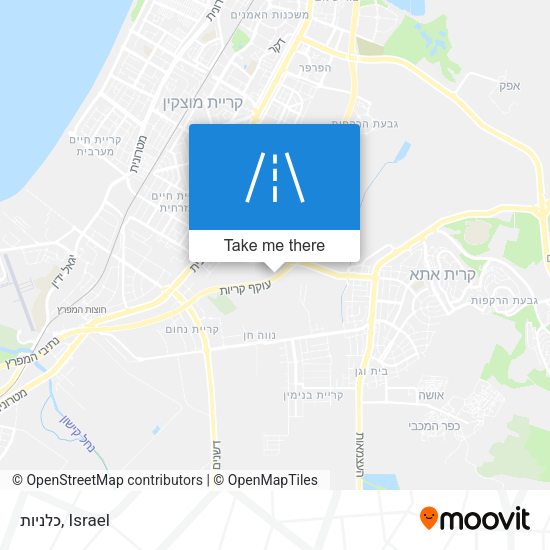 כלניות map