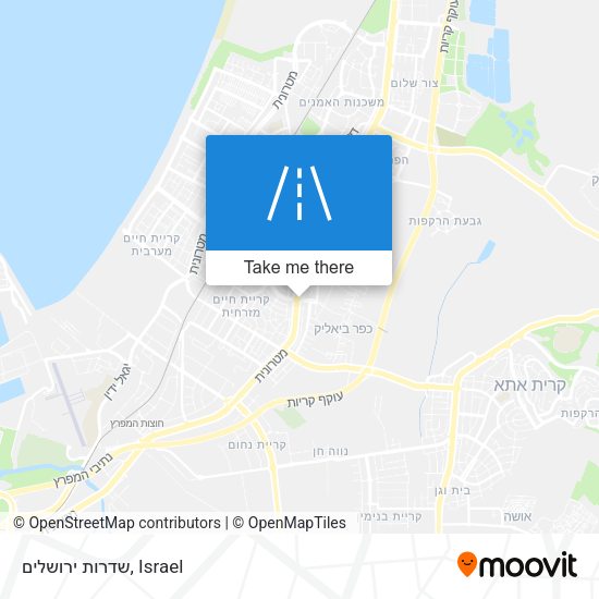 שדרות ירושלים map