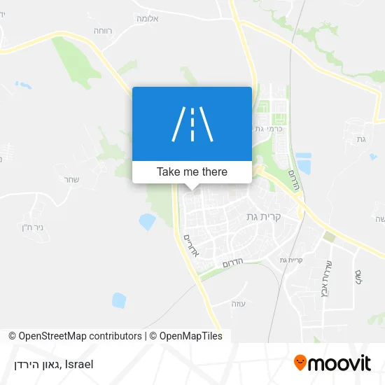 Карта גאון הירדן