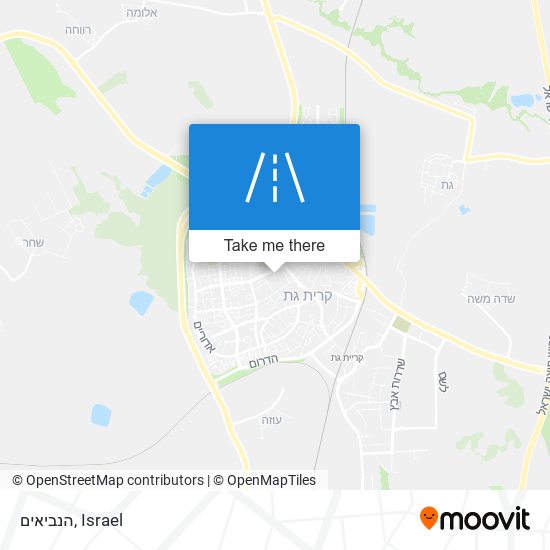 הנביאים map