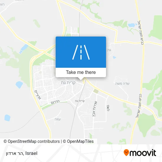 Карта הר ארדון