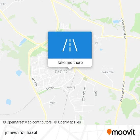 Карта הר השומרון