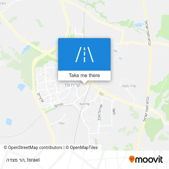 Карта הר מצדה