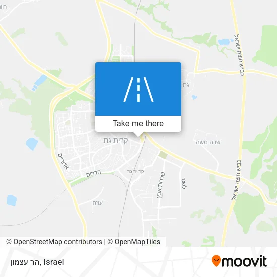 Карта הר עצמון