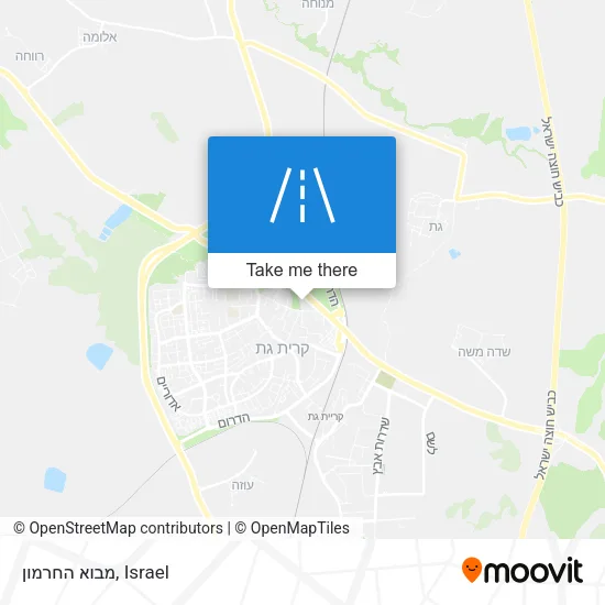 Карта מבוא החרמון