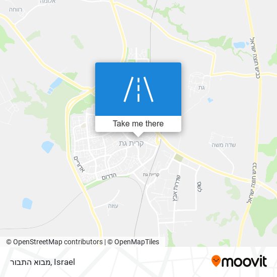 מבוא התבור map