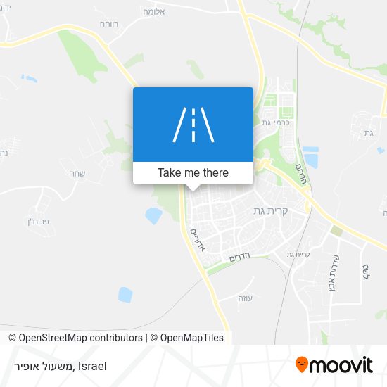 משעול אופיר map