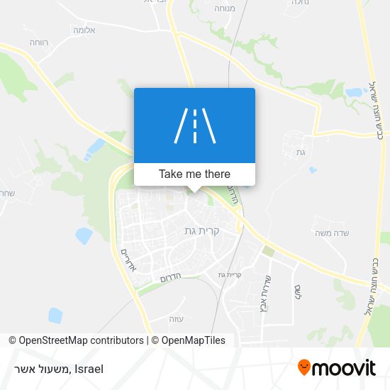 משעול אשר map
