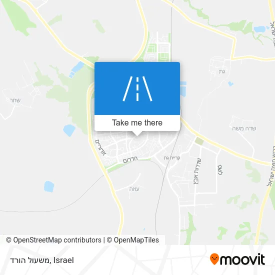 Карта משעול הורד