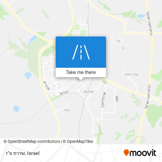 שדרת פ"ז map