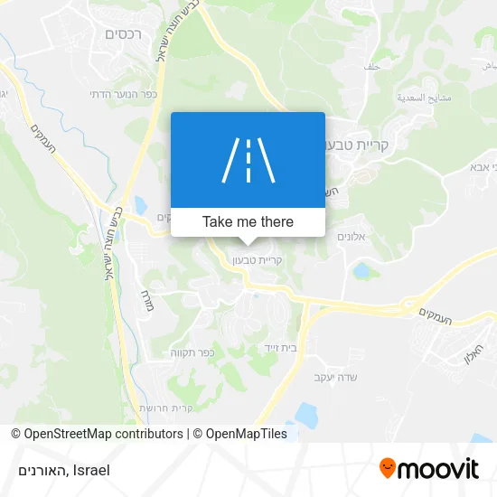 Карта האורנים