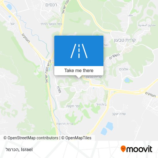 Карта הכרמל
