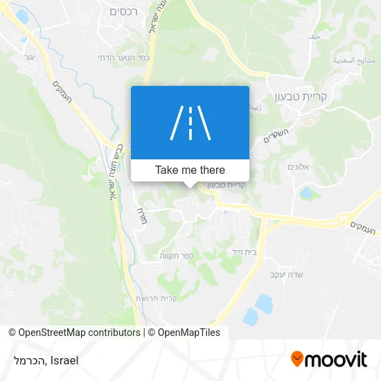 Карта הכרמל