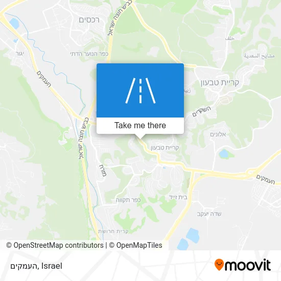 Карта העמקים