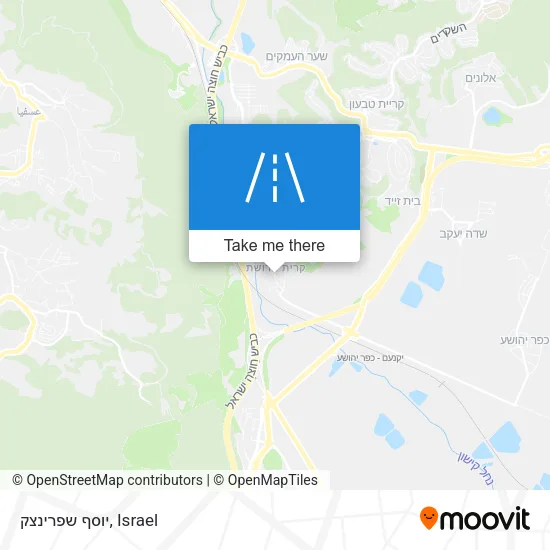Карта יוסף שפרינצק