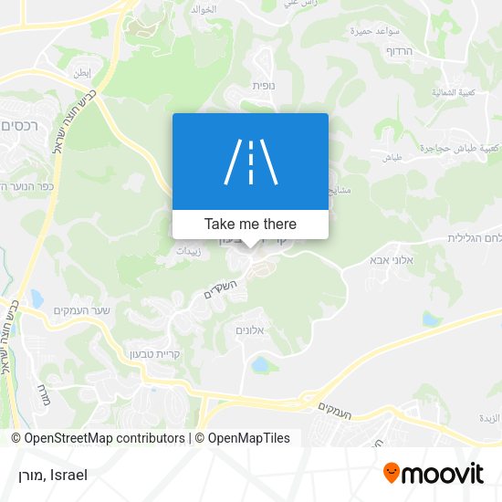 מורן map