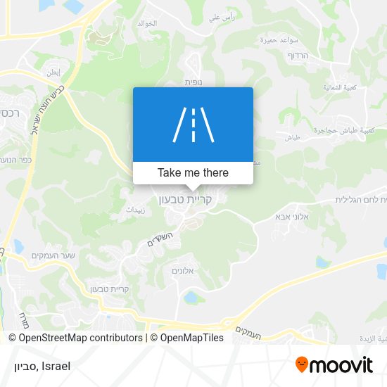 סביון map