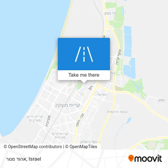 Карта אהוד מנור