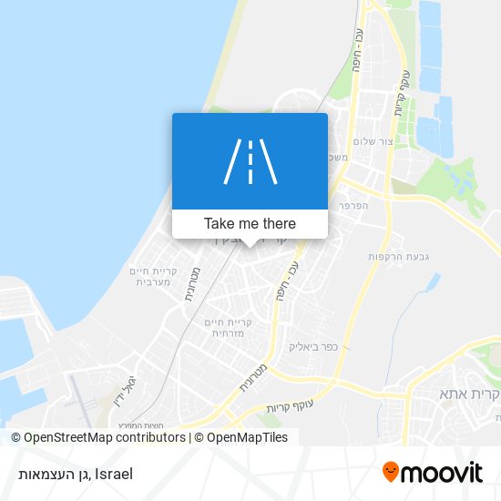 גן העצמאות map