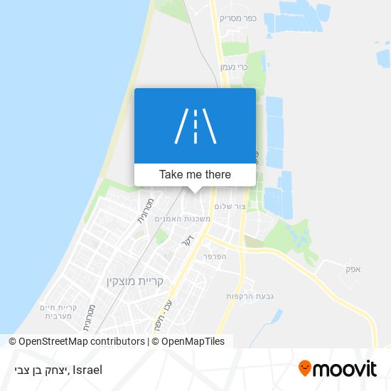 יצחק בן צבי map