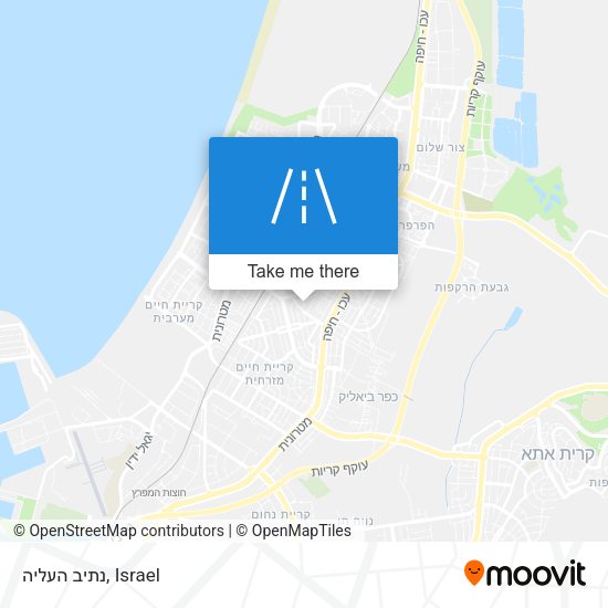 נתיב העליה map