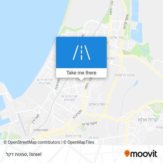 סמטת דקל map