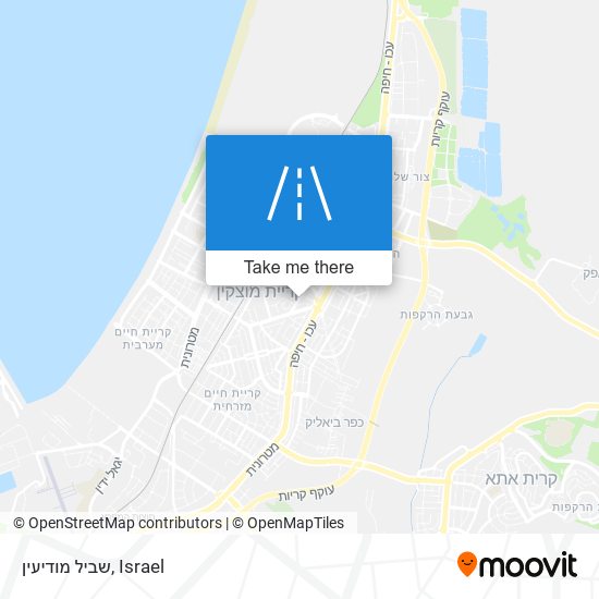 שביל מודיעין map