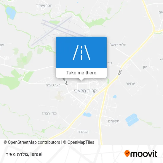 Карта גולדה מאיר