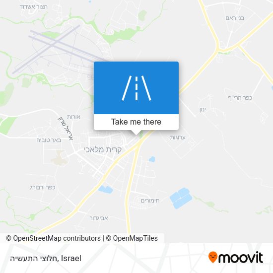 חלוצי התעשיה map