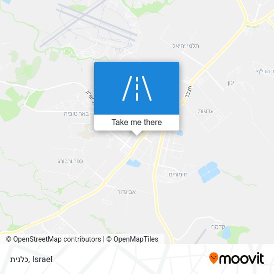 כלנית map