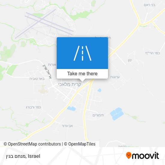 מנחם בגין map