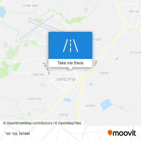 צבי צור map