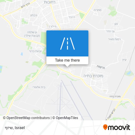 שיזף map